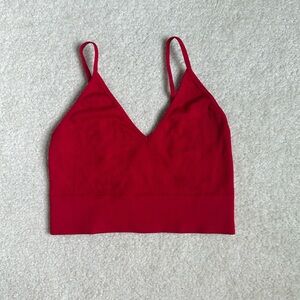 red crop top